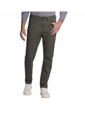 NWT English Laundry Men's 30x29 5Pockets Straight Fit Gray/Green Pants B1229